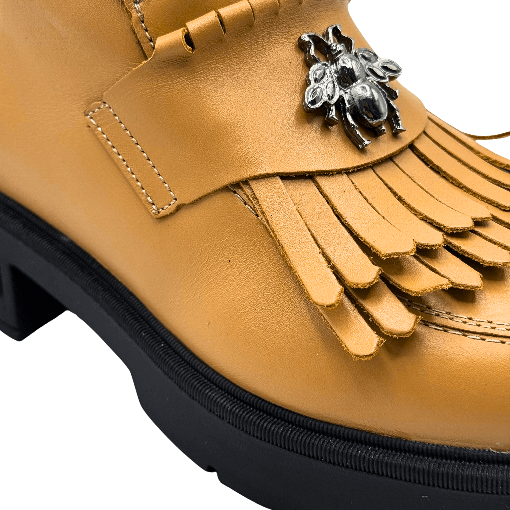 Ghete Dama din Piele Naturala, Culoare maro, Cod 743 | Paul Style