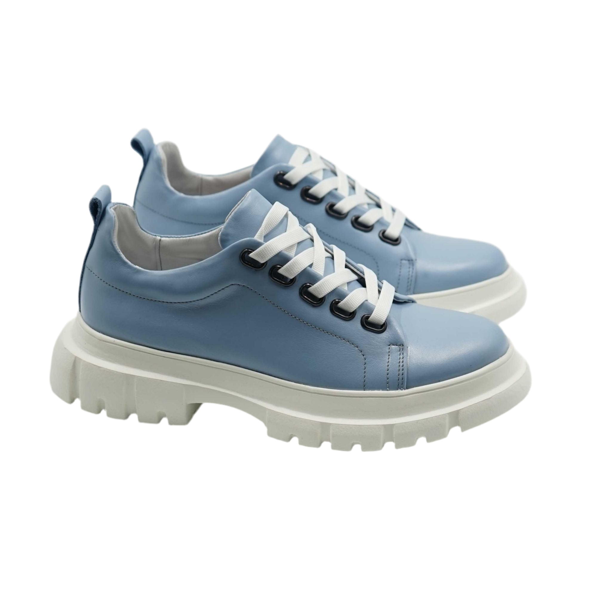 Pantofi dama sport, 133, din piele naturala albastri | Paul Style