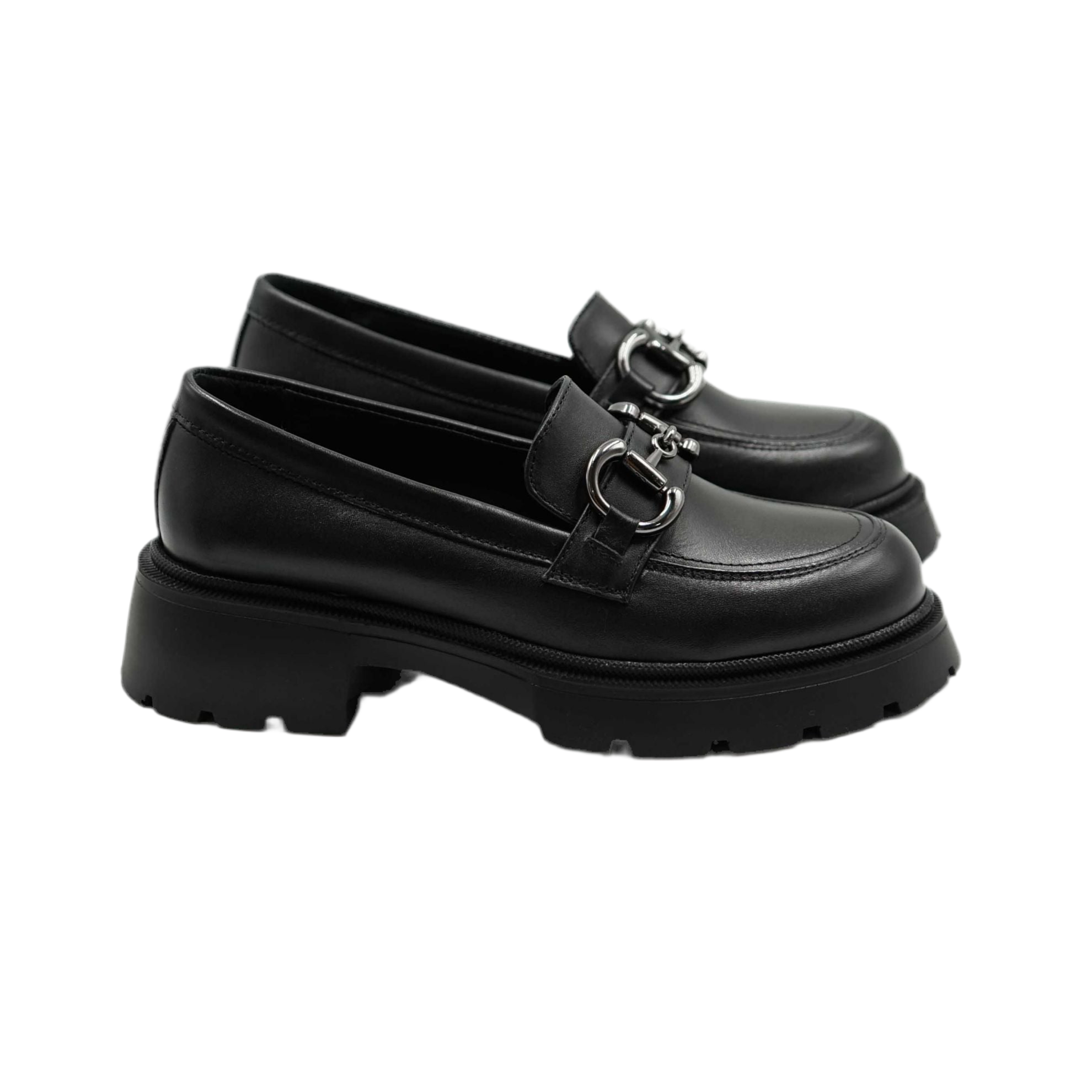 Mocasini dama negri, 132, din piele naturala | Paul Style