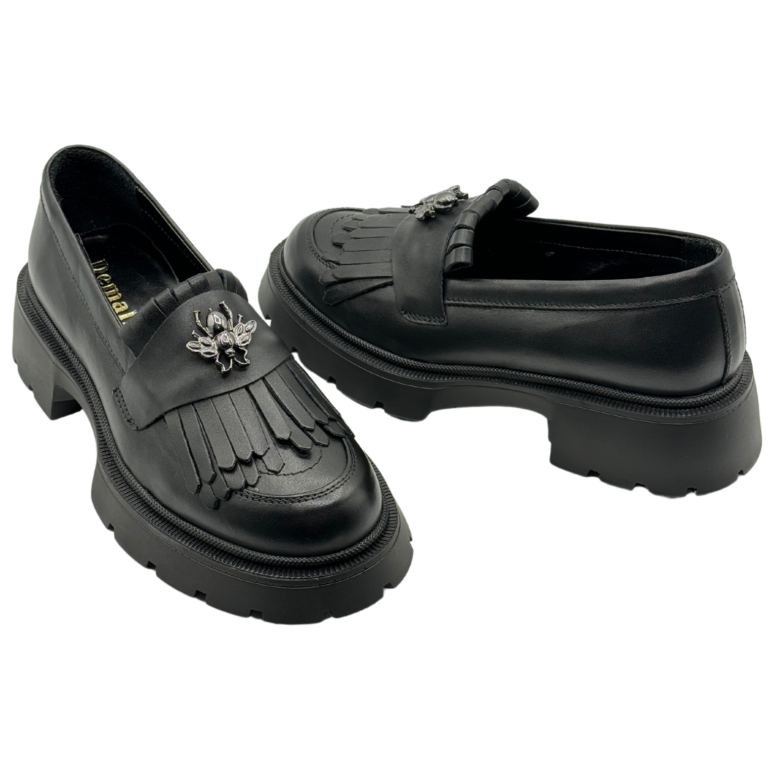 Mocasini dama negri, 131, din piele naturala | Paul Style