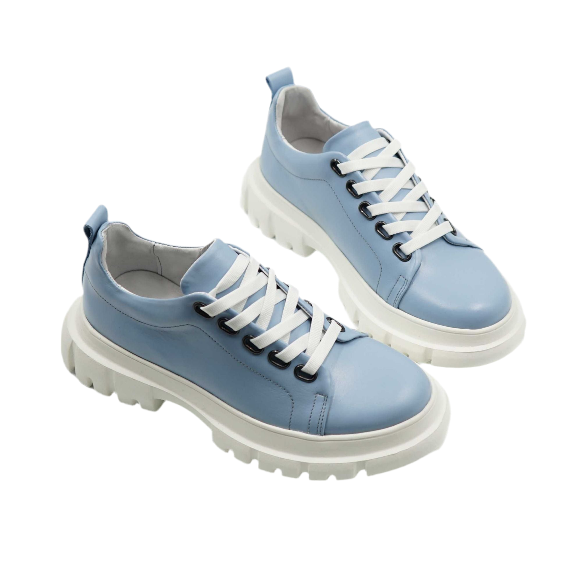 Pantofi dama sport, 133, din piele naturala albastri | Paul Style