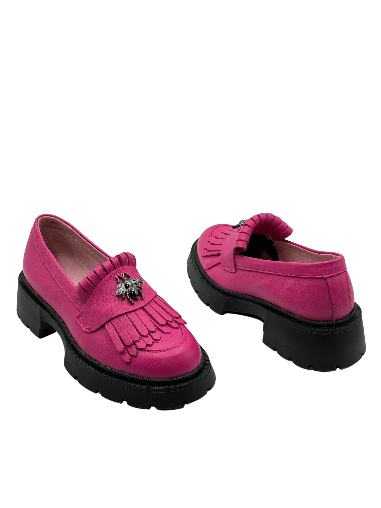Mocasini dama magenta TN, 131, din piele naturala | Paul Style
