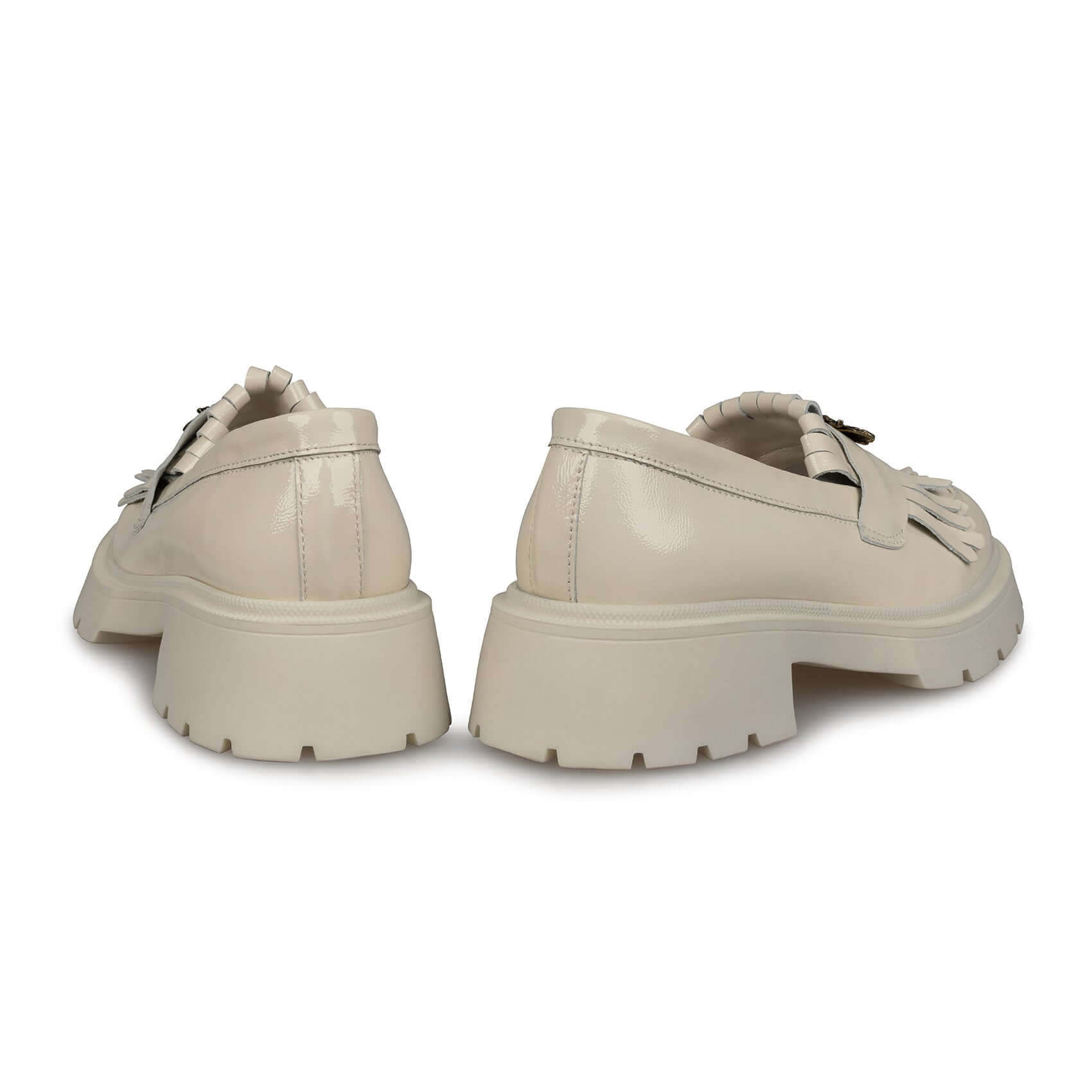 Mocasini dama crem-lac, 131, din piele naturala | Paul Style