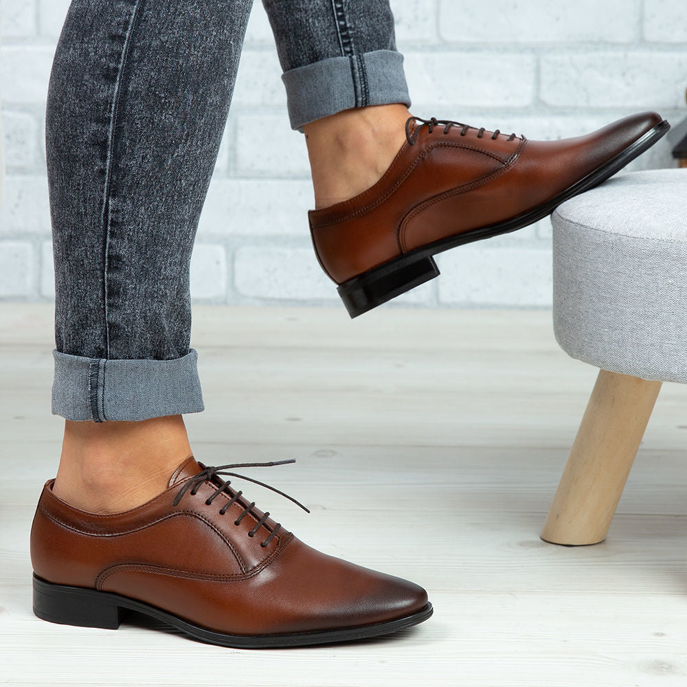 Pantofi copii din piele naturală 376 | Paul Style