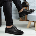 Pantofi casual, 558, din piele naturala negru | Paul Style