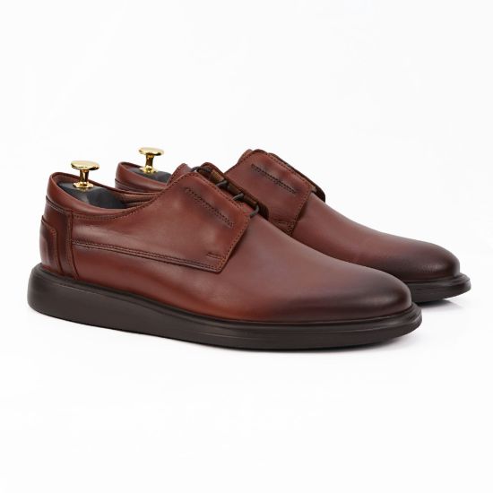Pantofi casual bărbați piele naturală 558 maro | Paul Style