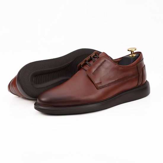 Pantofi casual bărbați piele naturală 558 maro | Paul Style