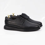 Pantofi casual, 558G, din piele naturala negru | Paul Style