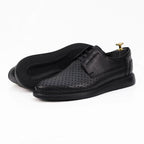 Pantofi casual, 558G, din piele naturala negru | Paul Style