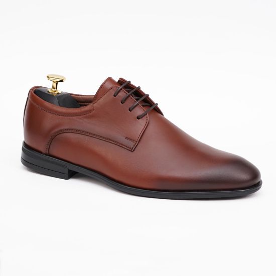Pantofi eleganți bărbați din piele naturală 390 Negru / Maro | Paul Style
