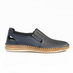 Mocasini bărbați piele naturală 662 bleumarin | Paul Style