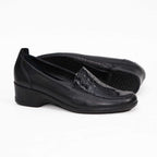 Pantofi damă piele naturală 141 Negru Crocodil | Paul Style