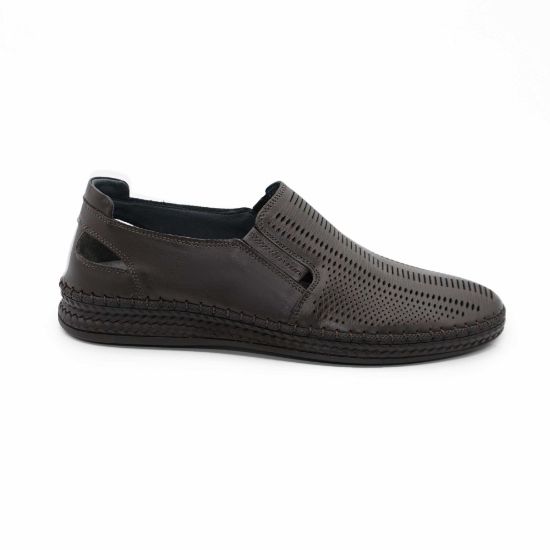 Mocasini bărbați piele naturală 662 negru by PaulStyle