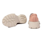 Mocasini damă din piele naturală nud 132 | Paul Style