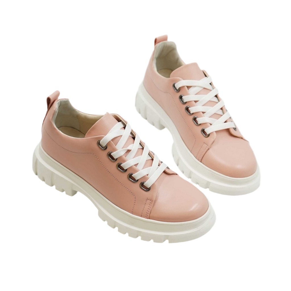 Pantofi dama sport, 133, din piele naturala roz | Paul Style