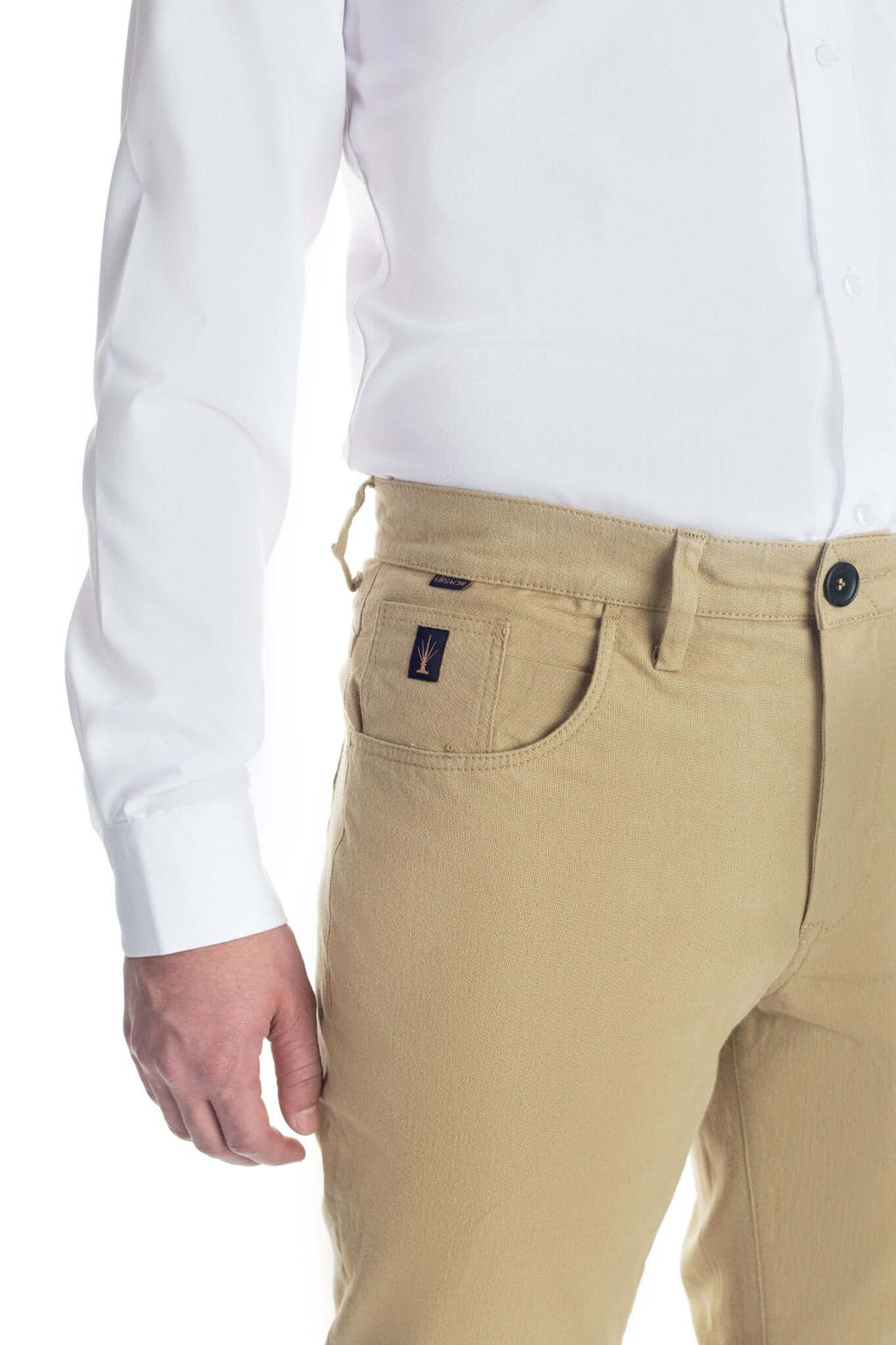 Pantaloni blugi crem - cod 7 | Ursachi
