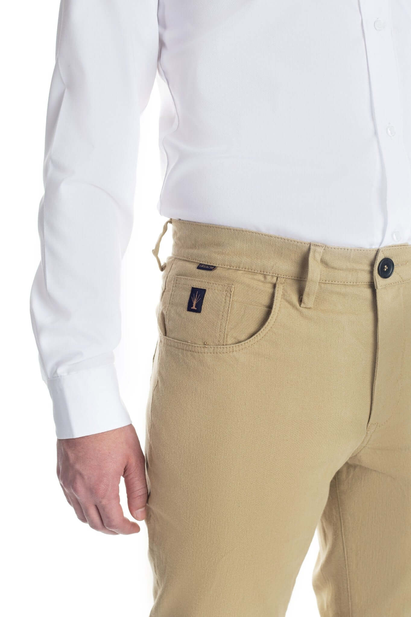 Pantaloni blugi crem - cod 7 | Ursachi