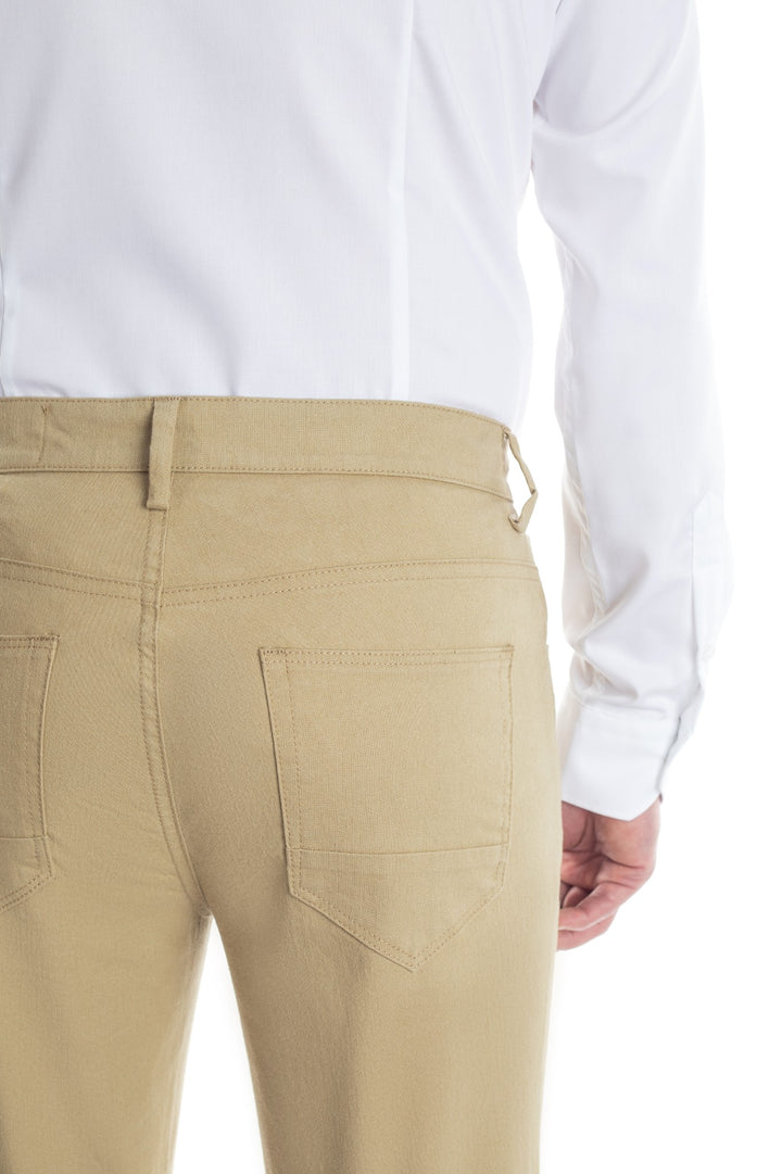 Pantaloni blugi crem - cod 7