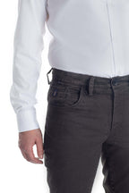 Pantaloni blugi maro - cod 4 | Ursachi