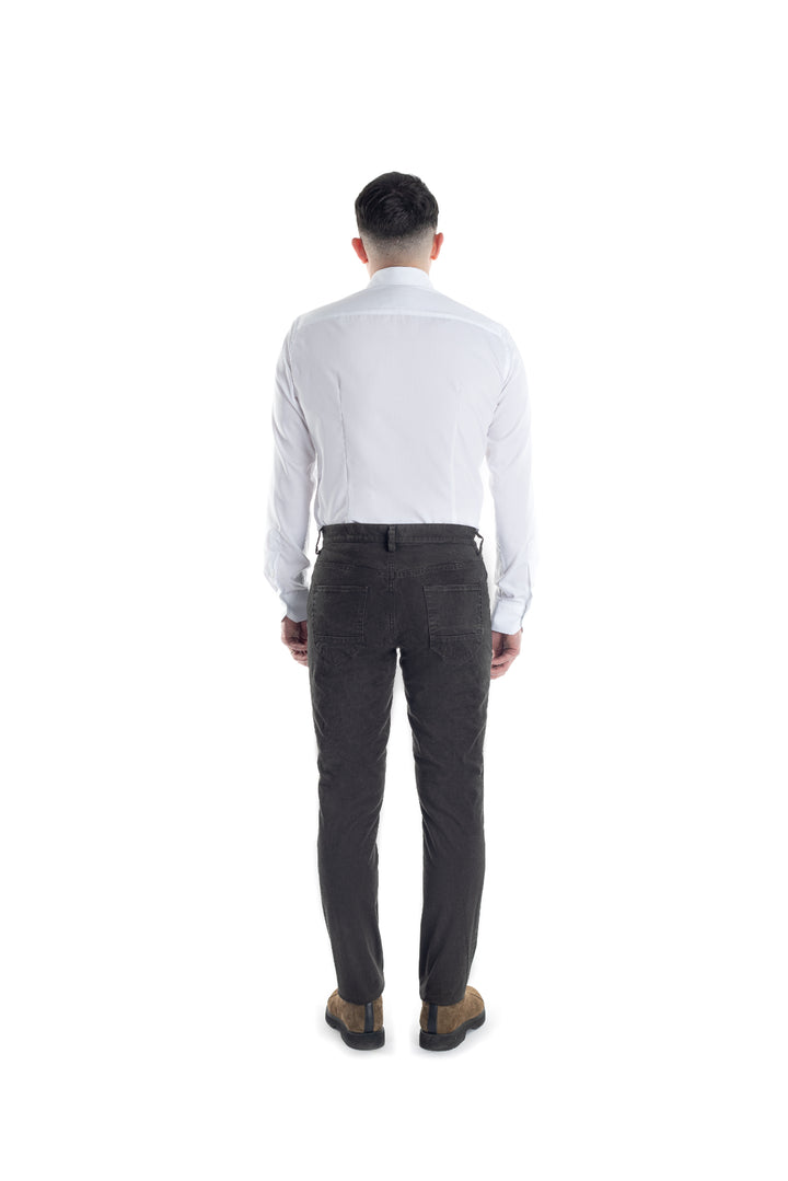 Pantaloni blugi maro - cod 4