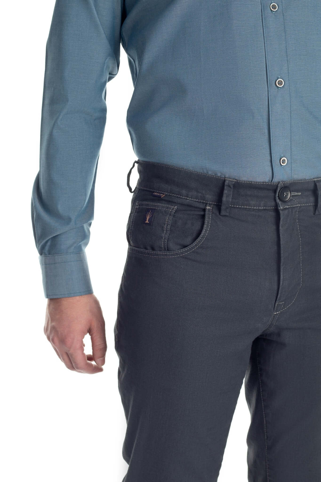 Pantaloni blugi gri inchis - cod 11 | Ursachi