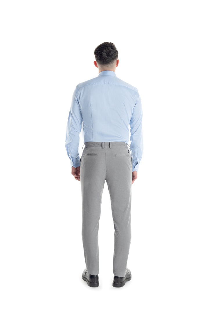 Pantaloni chinos gri deschis - cod 8