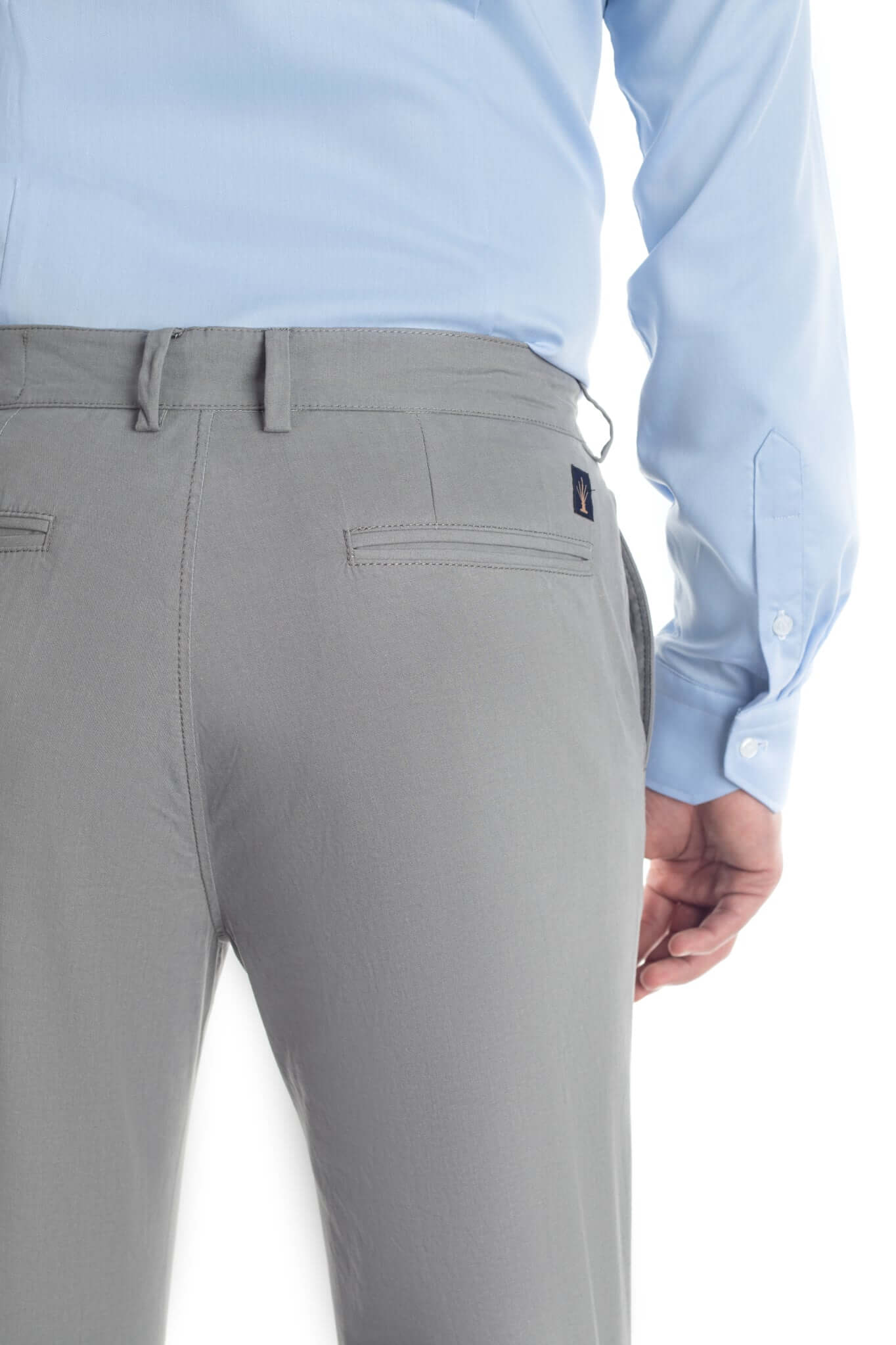 Pantaloni chinos gri deschis - cod 8 | Ursachi