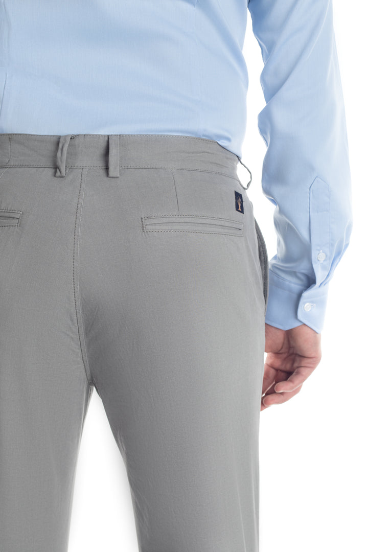 Pantaloni chinos gri deschis - cod 8