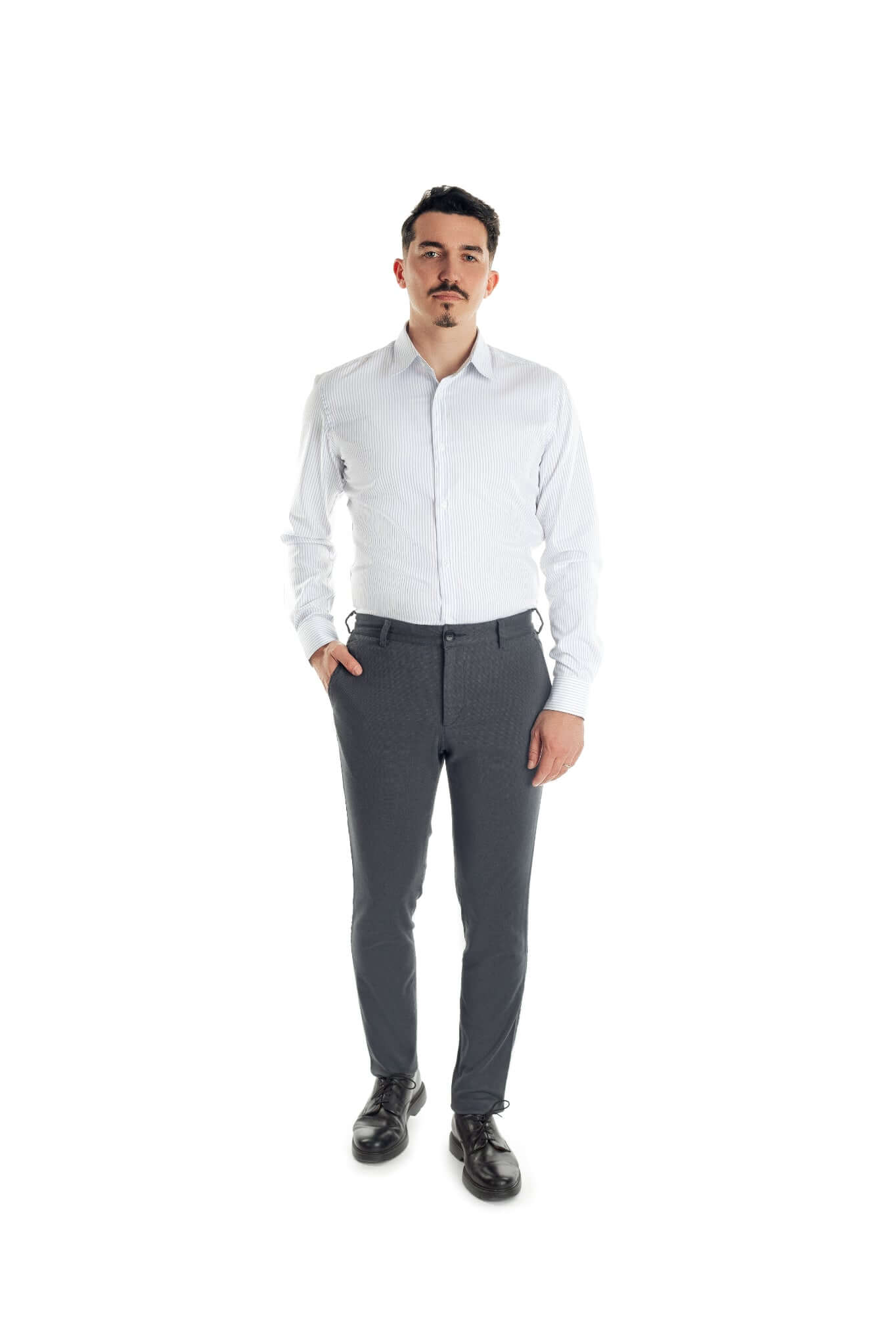 Pantaloni chinos gri - cod 5 | Ursachi