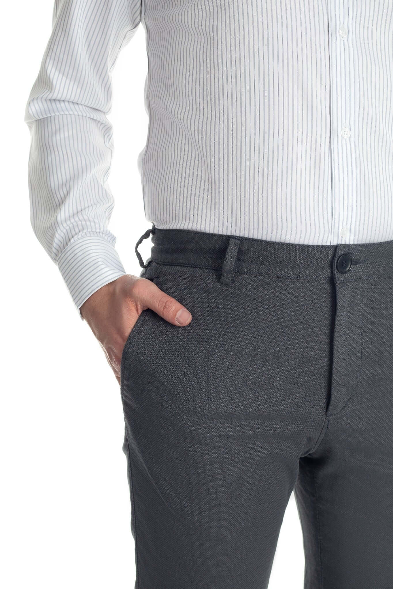 Pantaloni chinos gri - cod 5 | Ursachi