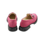 Mocasini damă din piele naturală magenta 130 | Paul Style