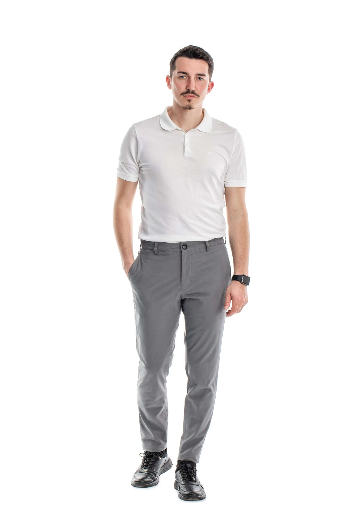 Pantaloni Chinos Gri - cod 16 | Ursachi