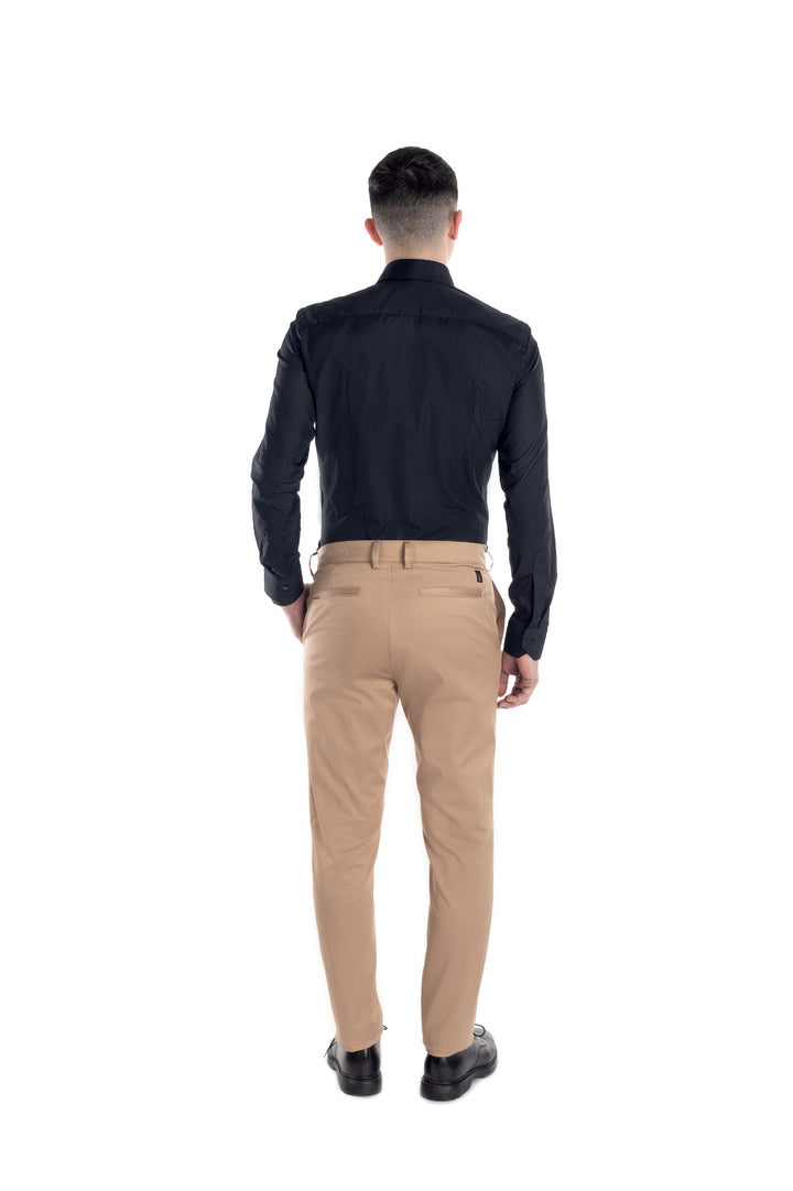 Pantaloni chinos crem deschis - cod 17