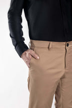 Pantaloni chinos crem deschis - cod 17 | Ursachi