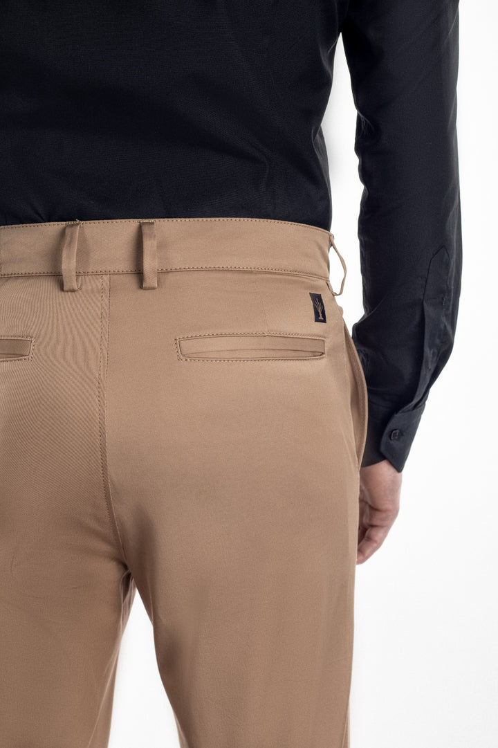 Pantaloni chinos crem deschis - cod 17