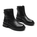 Ghete dama negru, A-922, din piele naturala