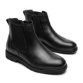 Ghete barbati din piele naturală, A-971, negru