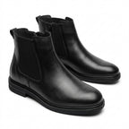 Ghete barbati din piele naturală, A-971, negru