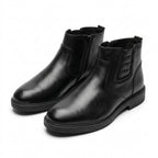 Ghete barbati din piele naturală, A-951, negru