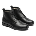 Ghete barbati din piele naturală, A-961, negru