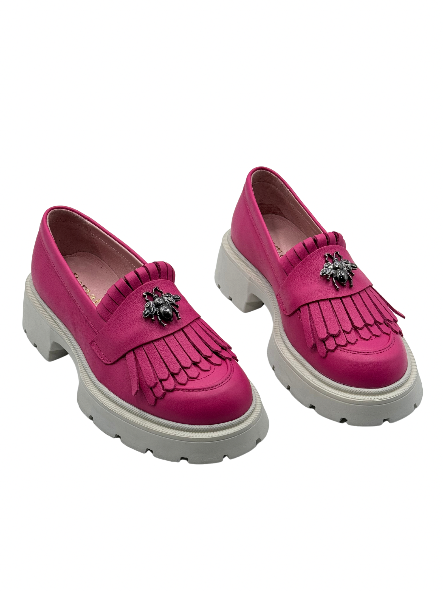 Mocasini dama magenta, 131, din piele naturala | Paul Style