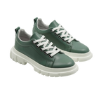 Pantofi dama sport, 133, din piele naturala verde | Paul Style