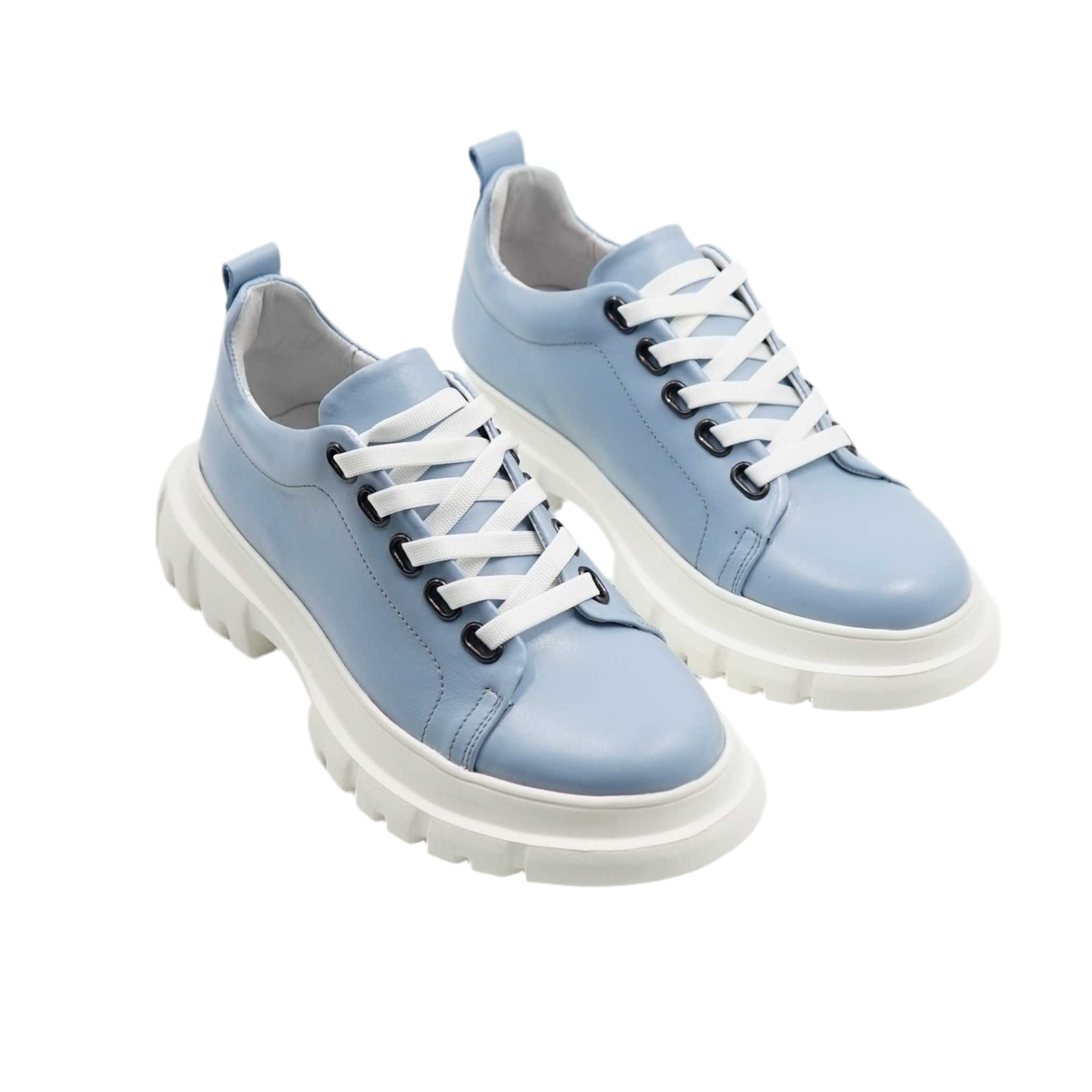 Pantofi dama sport, 133, din piele naturala albastri | Paul Style