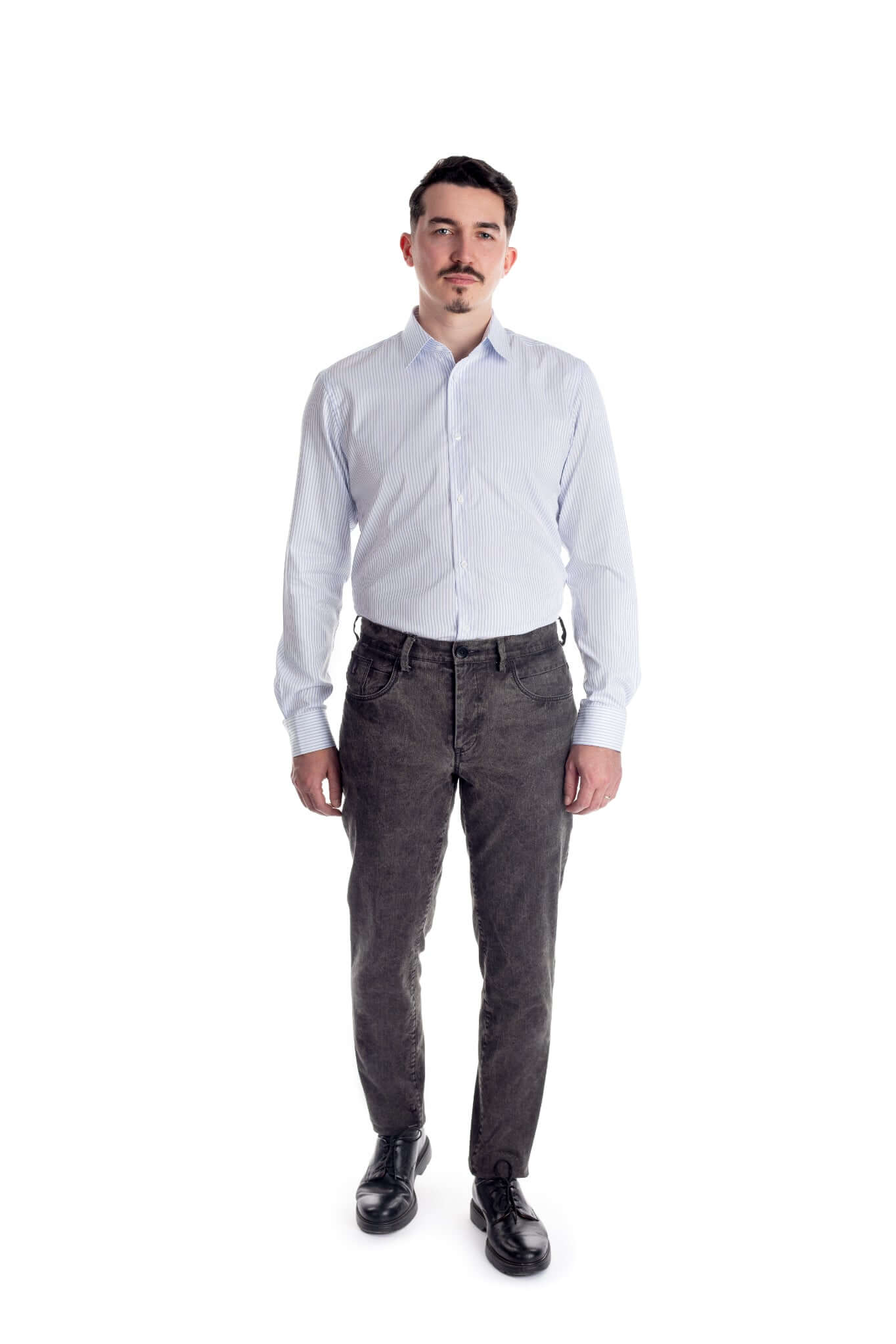 Pantaloni blugi negru sters - cod 12 | Ursachi