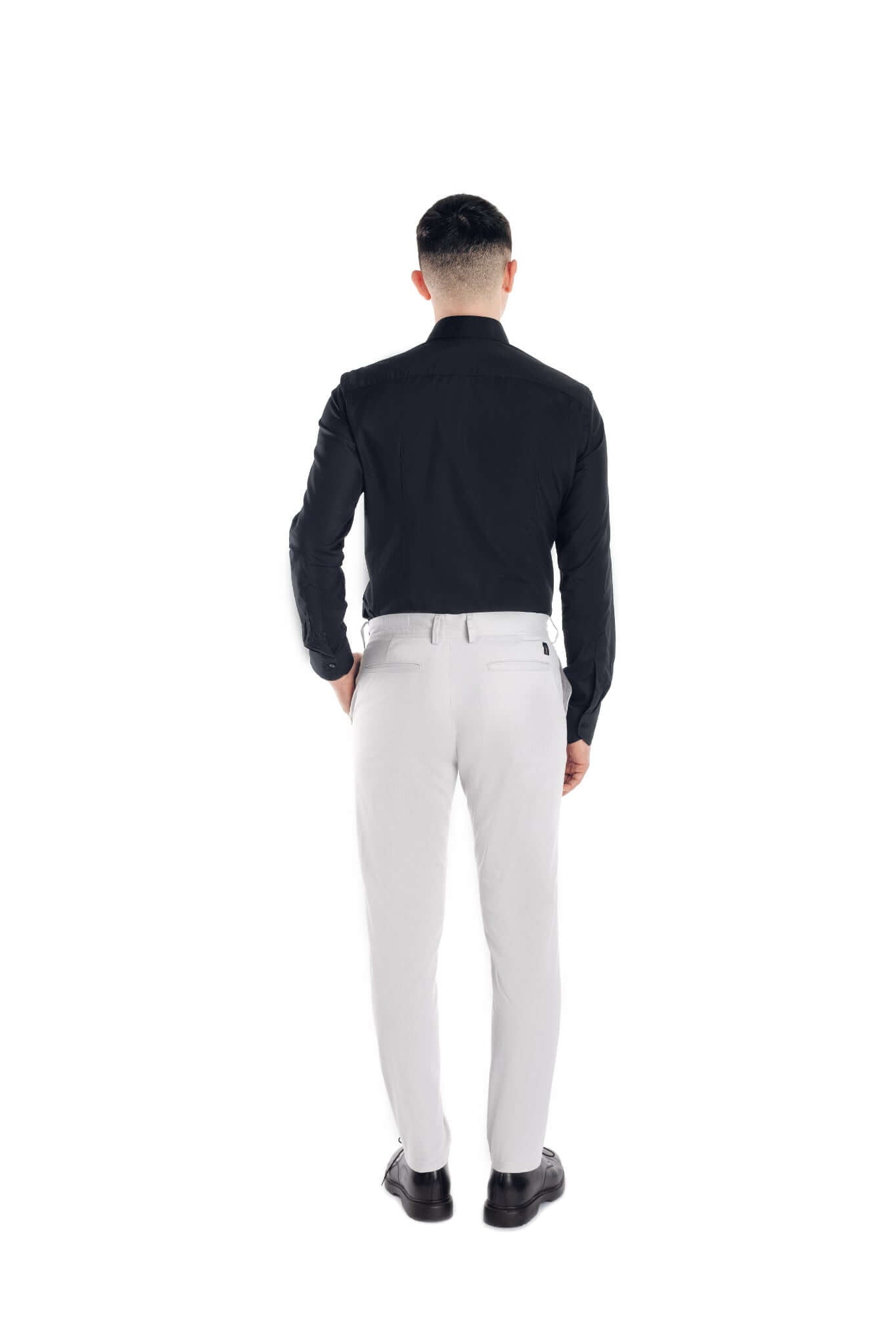 Pantaloni chinos crem cu dungi - cod 19 | Ursachi