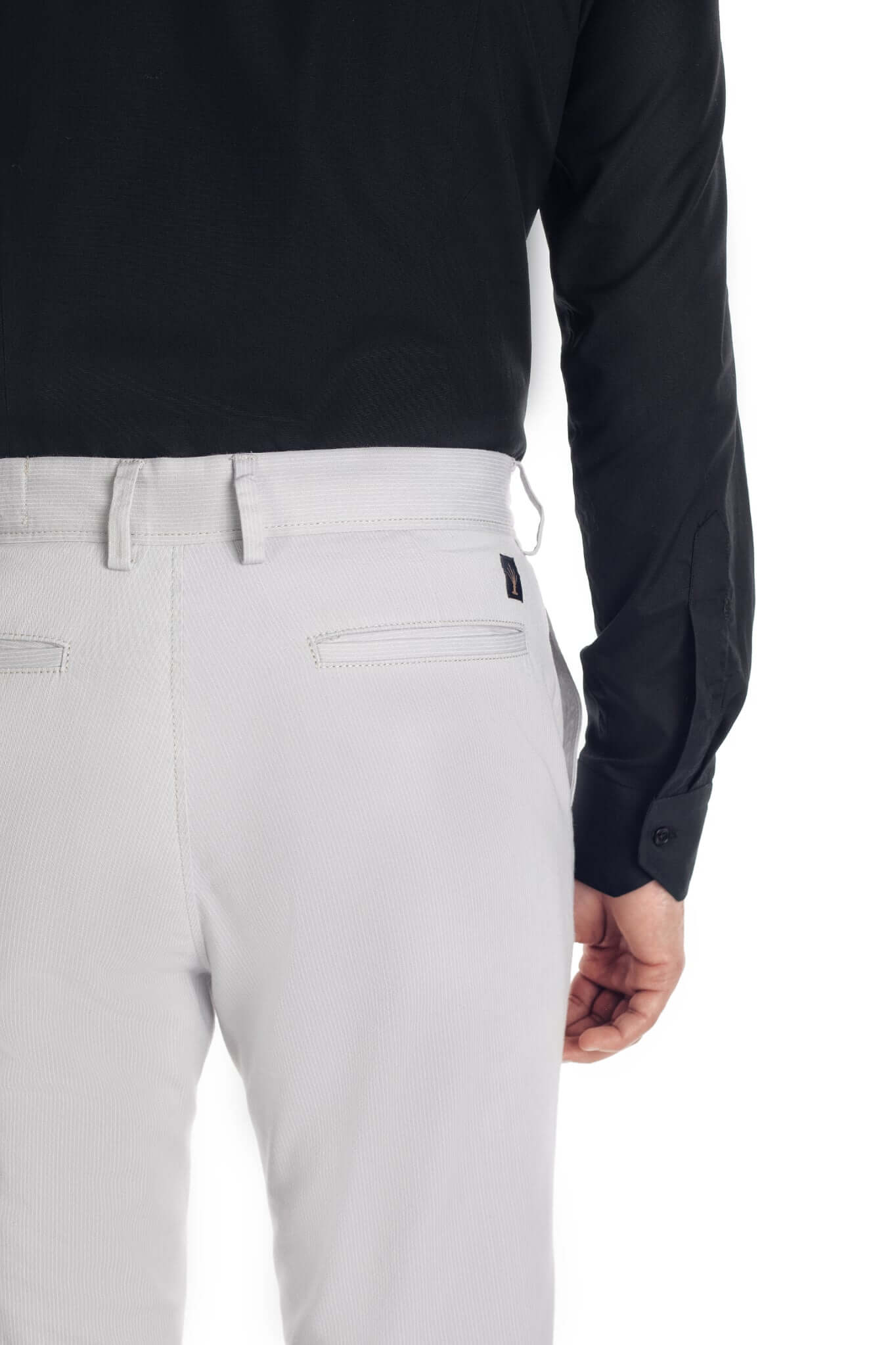 Pantaloni chinos crem cu dungi - cod 19 | Ursachi