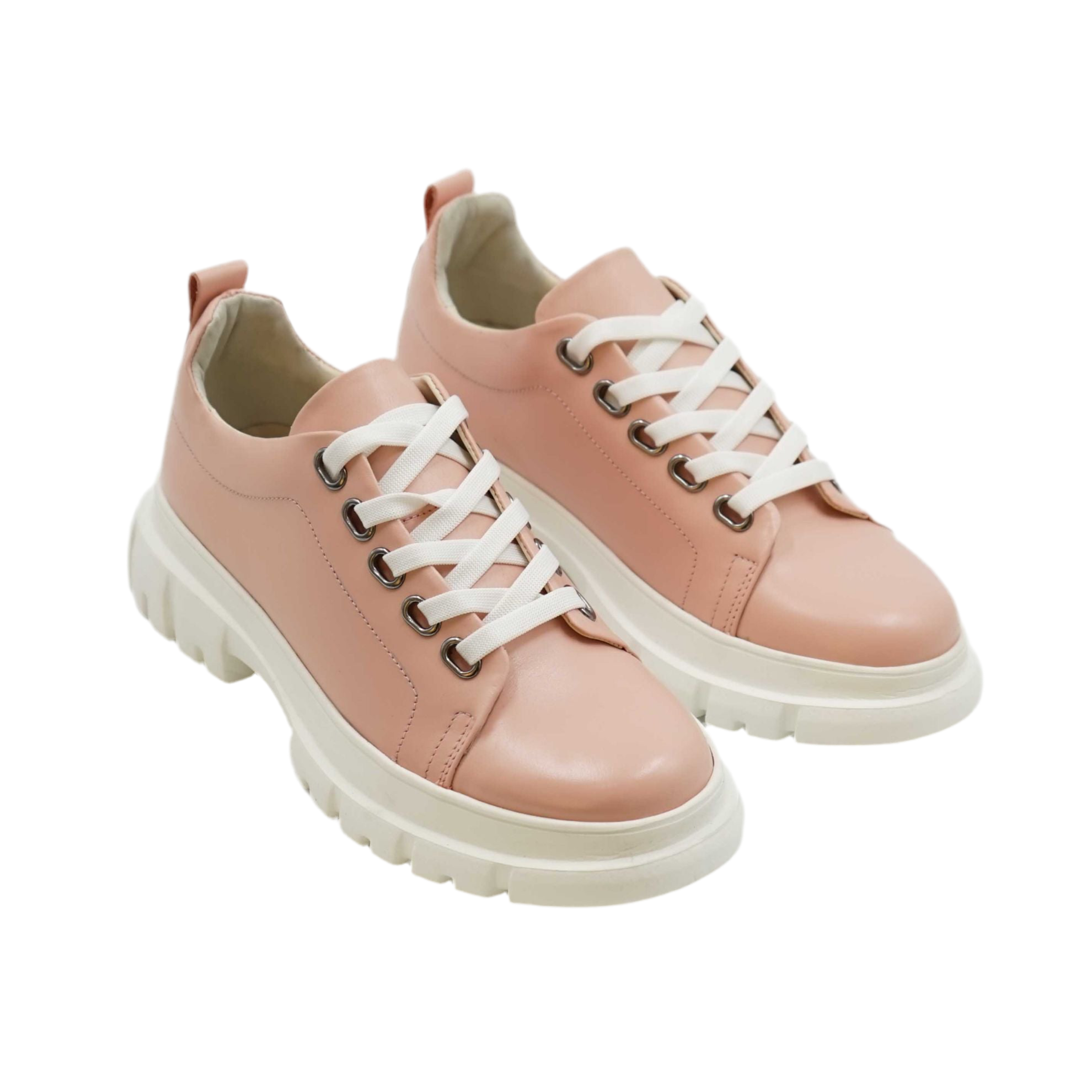 Pantofi dama sport, 133, din piele naturala roz | Paul Style