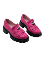 Mocasini dama magenta TN, 131, din piele naturala | Paul Style