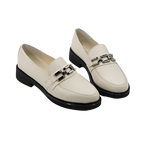 Mocasini damă din piele naturală bej 149 | Paul Style