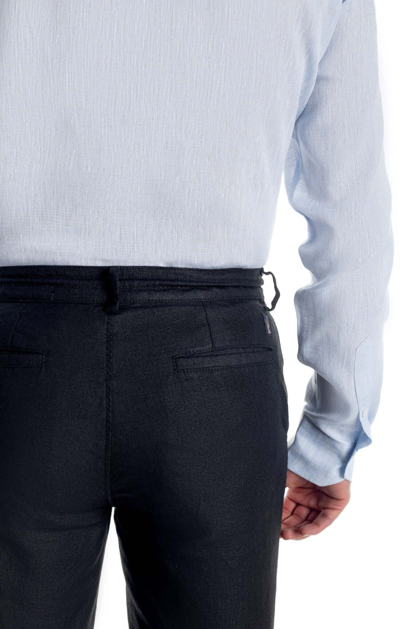 Pantaloni negri casual de in - cod 2 | Ursachi